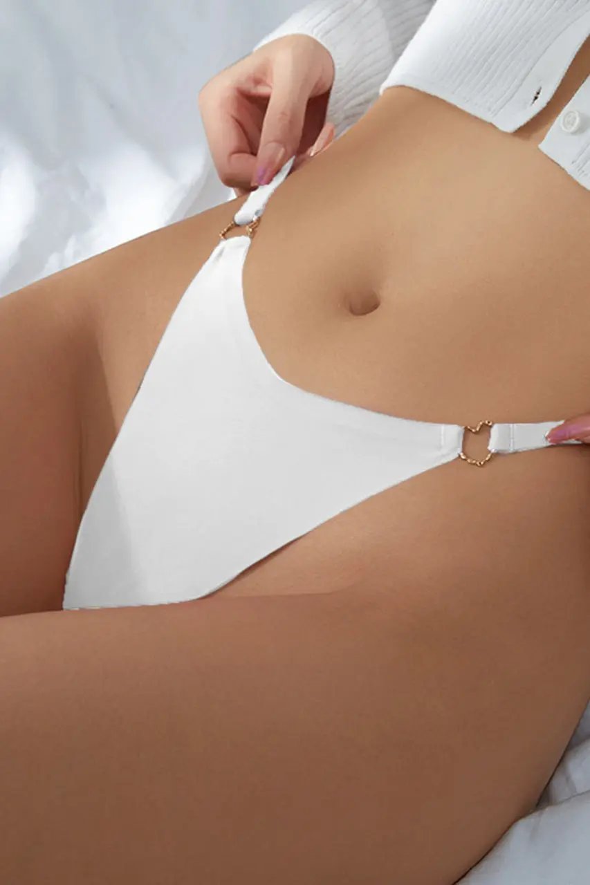 Seamless Heart Charm Thong - Love Salve